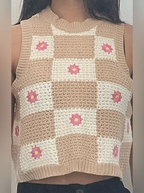 Bluenotes Crochet Vest